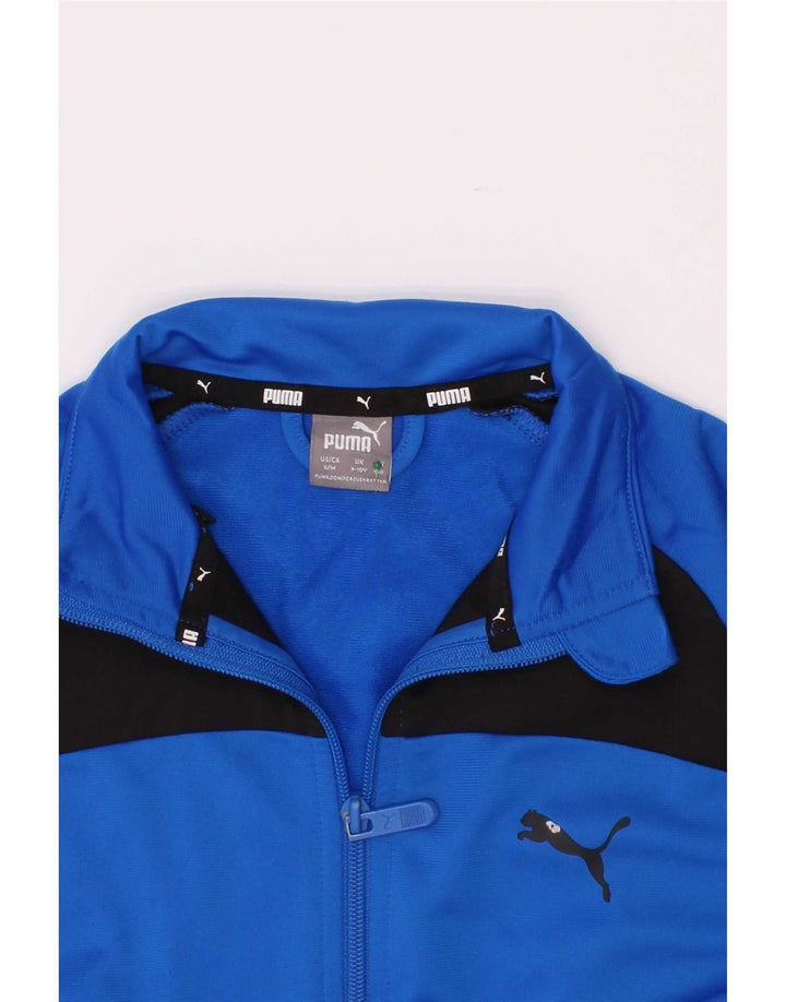 Μπουφάν Puma Boys αθλητική φόρμα 9-10 ετών μπλε πολυεστέρας