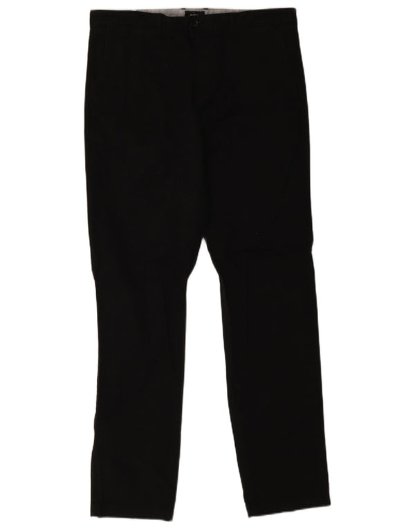 Ανδρικό παντελόνι Chino Hugo Boss W32 L32 Μαύρο βαμβακερό