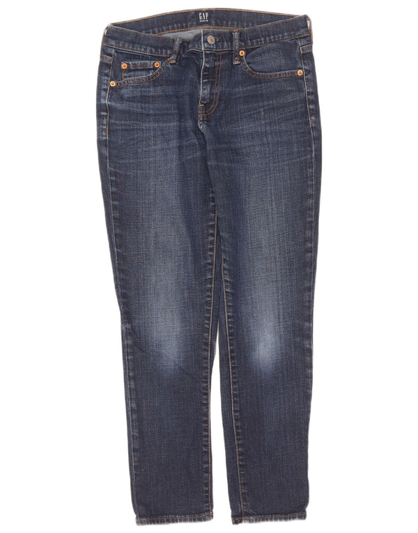 Gap Womens Girlfriend Slim Jeans W26 L27 Μπλε βαμβακερό