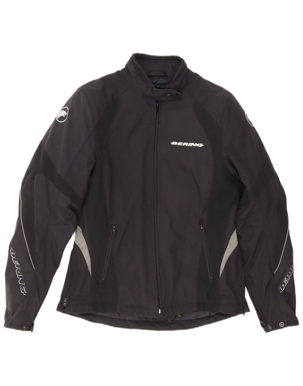 Γυναικείο Μπουφάν BERING Graphic Racer UK 14 Medium Black Colorblock Nylon
