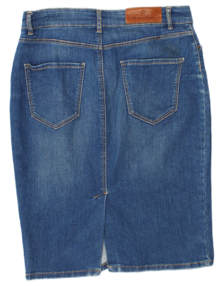 Massimo Dutti Γυναικεία Τζιν Φούστα EU 38 Small W28 Μπλε