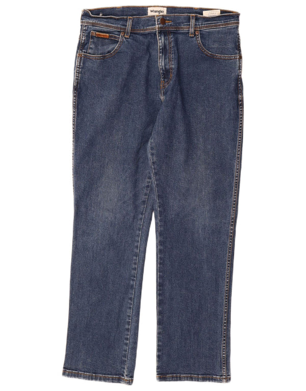 WRANGLER Ανδρικό Texas Straight Jeans W34 L30 Blue Cotton