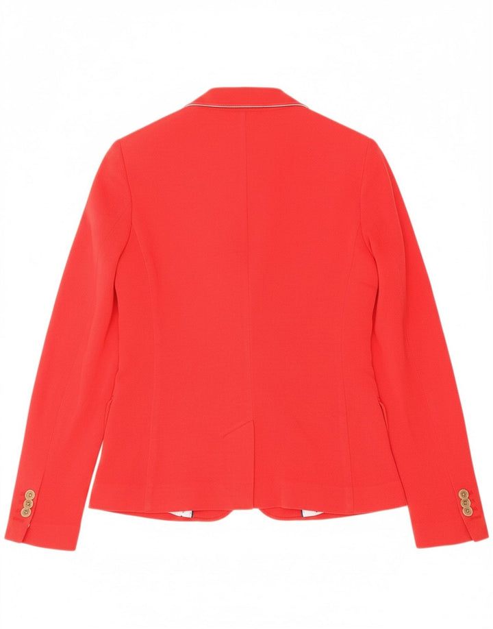 GANT Womens 2 Button Blazer Jacket UK 6 XS  Red Cotton