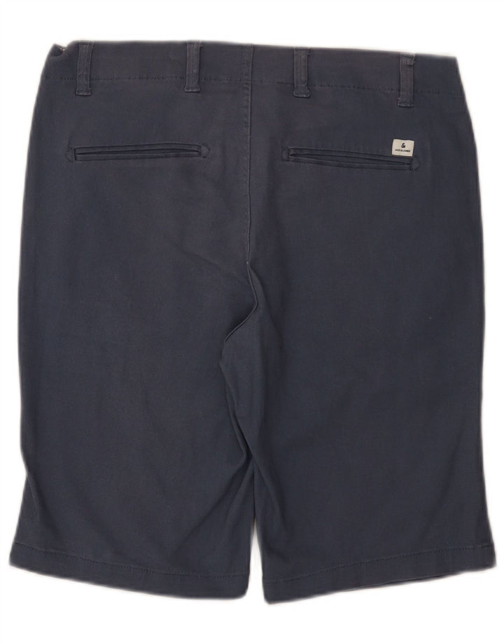 Ανδρικό σορτς Chino Jack & Jones, μεσαίο W32, μπλε βαμβακερό