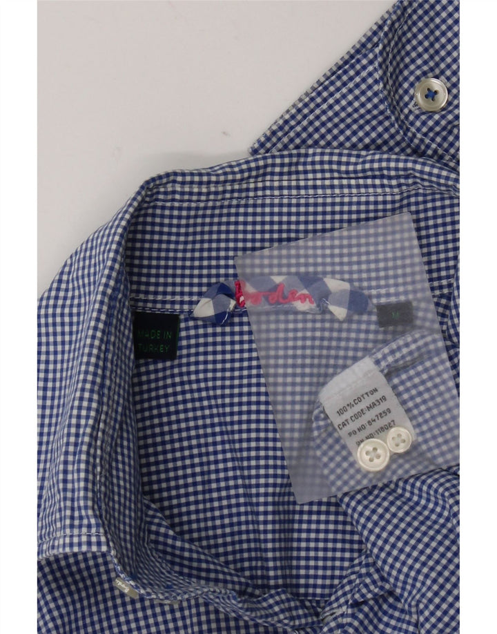 Ανδρικό πουκάμισο Boden, μεσαίο μπλε βαμβακερό Gingham