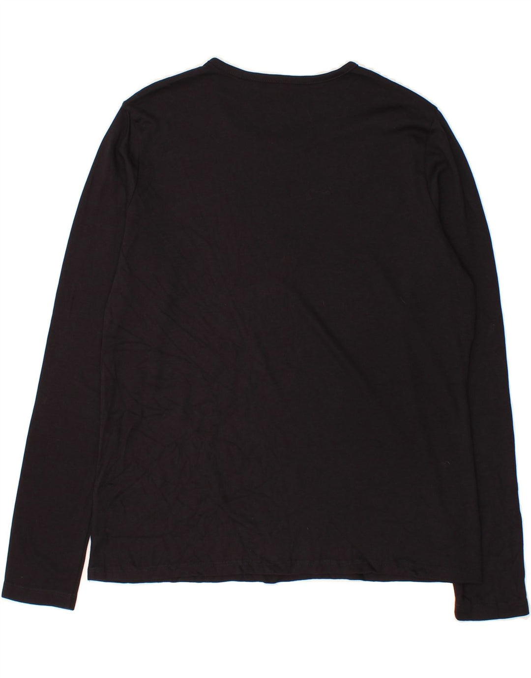 L.L.BEAN Womens Top Long Sleeve UK 16 Large Black Cotton Vintage L.L.Bean and Second-Hand L.L.Bean from Messina Hembry 