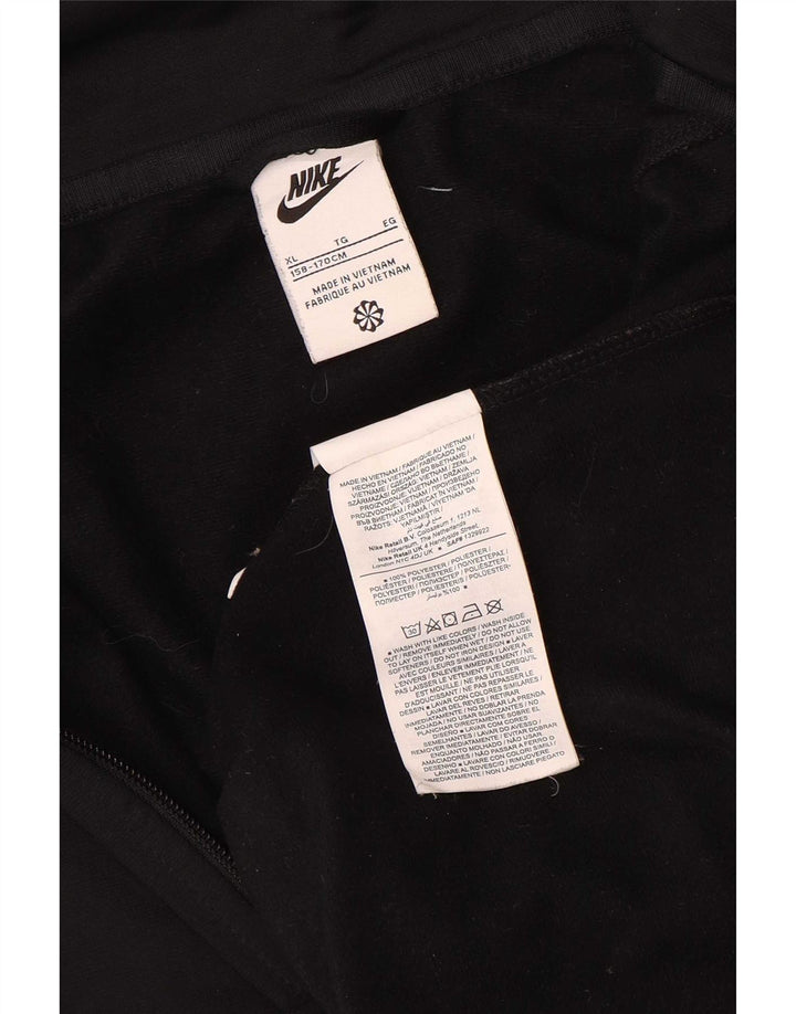 Μπουφάν Nike Boys αθλητική φόρμα 13-14 ετών XL μαύρο πολυεστέρα
