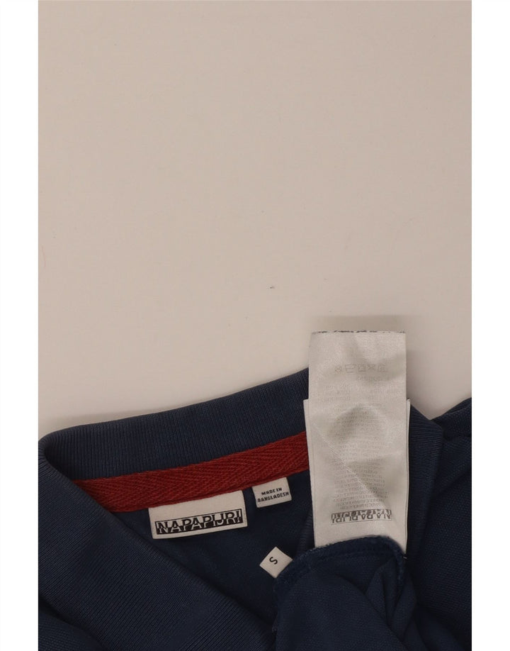 Ανδρικό μπλουζάκι πόλο NAPAPIJRI Μικρό Navy Blue