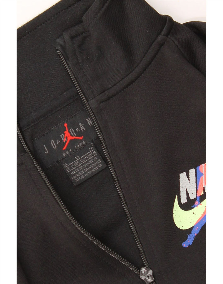Jordan Boys Graphic αθλητική φόρμα Top Jacket 13-14 Years XL Μαύρο