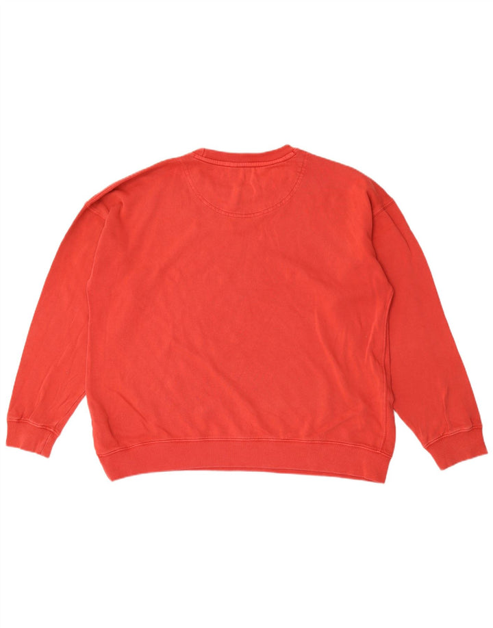 Fat Face Γυναικεία φούτερ μεγάλου μεγέθους Jumper UK 16 μεγάλο κόκκινο βαμβακερό