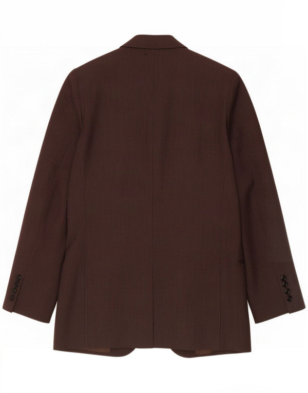 Dolce & Gabbana Ανδρικό σακάκι με 3 κουμπιά σακάκι UK 36 Small Brown Pinstripe