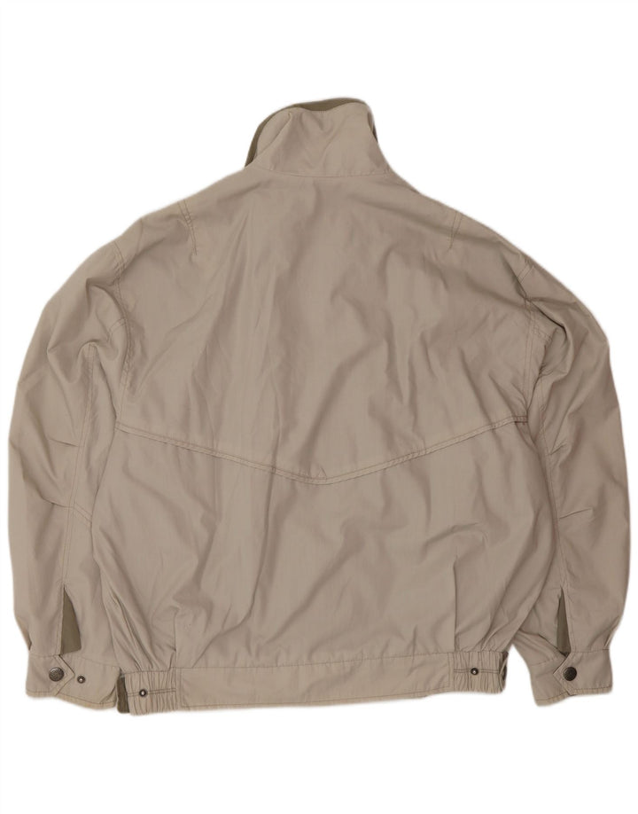 Vintage Ανδρικό Bomber Jacket IT 50 Large Beige Polyester