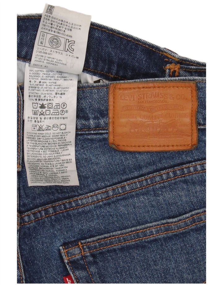 Γυναικείο τζιν ίσιο Levi's W27 L28 Μπλε βαμβακερό
