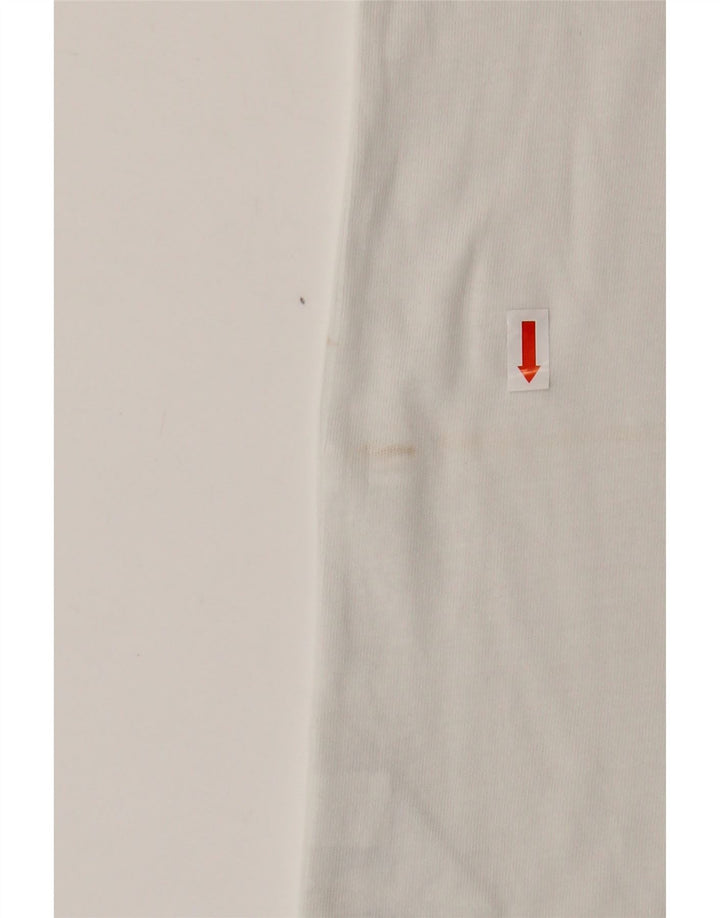 Ανδρικό T-Shirt NIKE Μπλουζάκι μεσαίο λευκό βαμβακερό