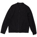 Zara Ανδρικό Bomber Jacket UK 38 Medium Navy Blue Wool