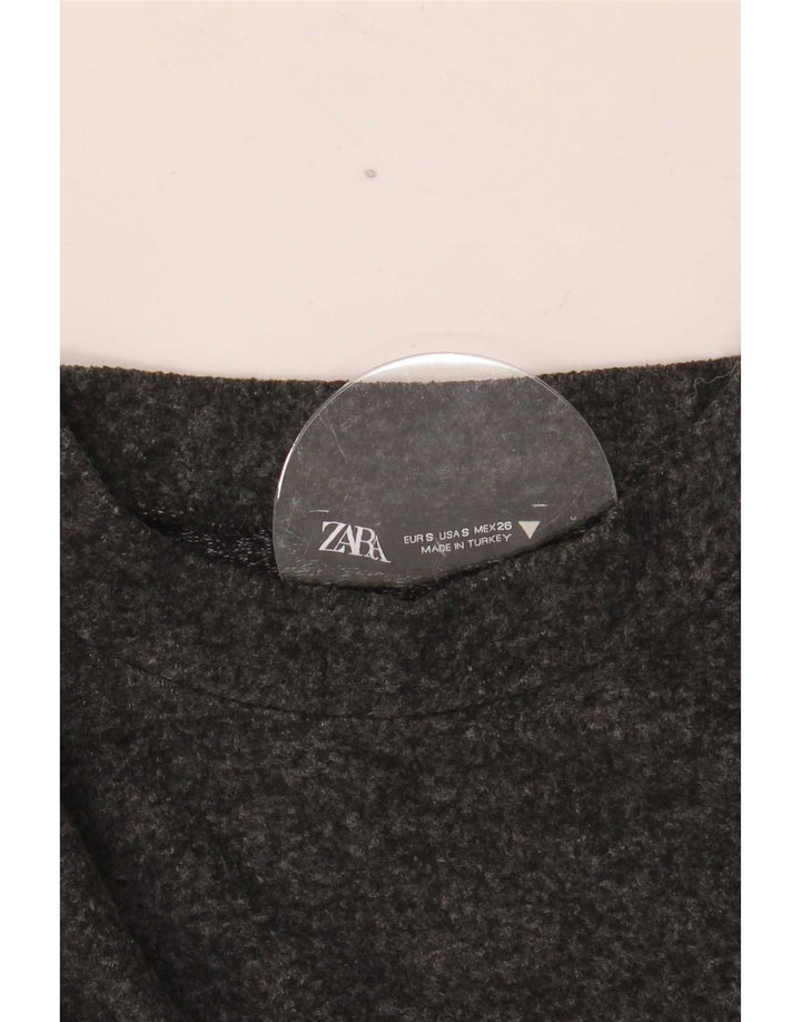 Zara γυναικείο τοπ μακρυμάνικο UK 10 Small Grey