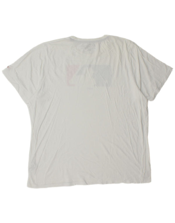 Γνήσιο Merchandise Ανδρικό γραφικό T-Shirt New Era Top 3XL λευκό βαμβακερό