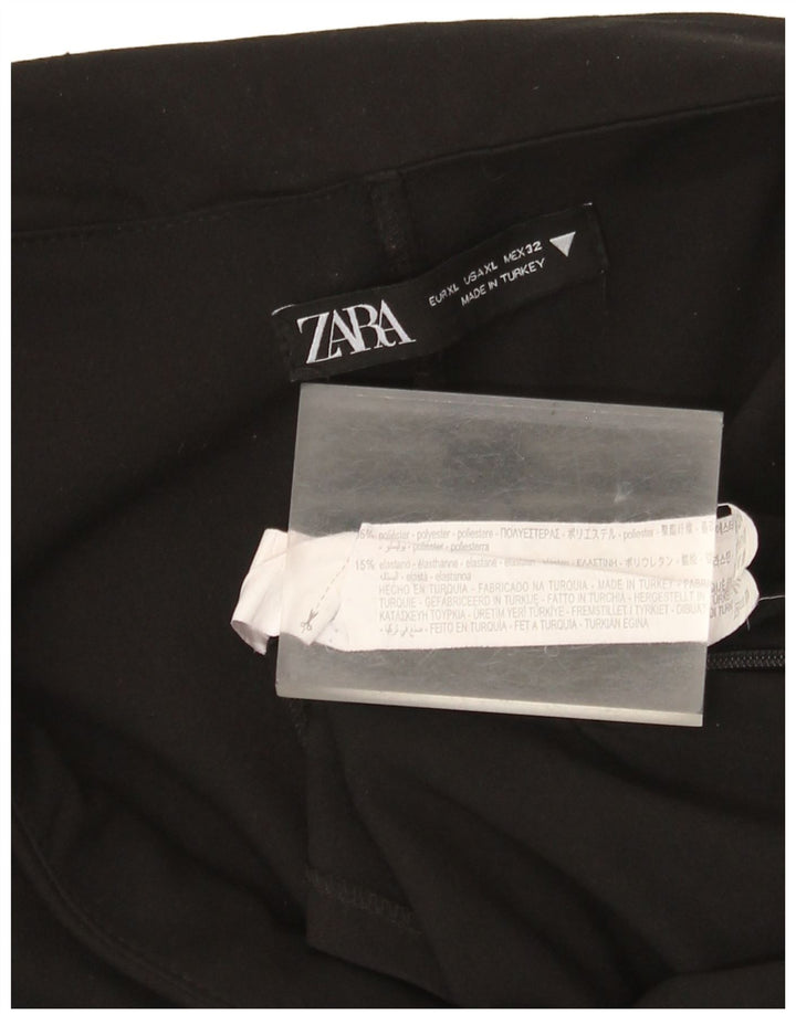 Zara Γυναικείο Skort UK 18 XL Μαύρο Πολυεστέρας