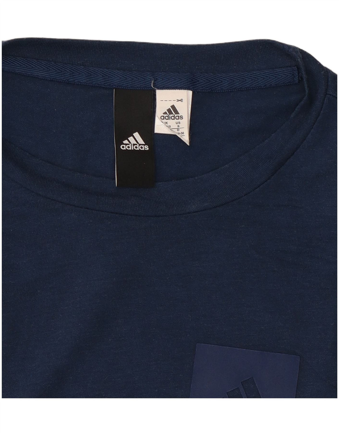 Adidas Γυναικείο Γιλέκο Τοπ UK 8 Small Navy Blue Tie Dye Polyester