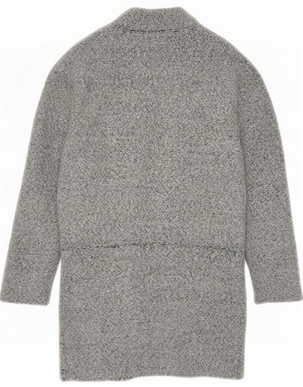 Marks & Spencer Γυναικείο πουλόβερ Longline Cardigan UK 8 Small Grey Polyester