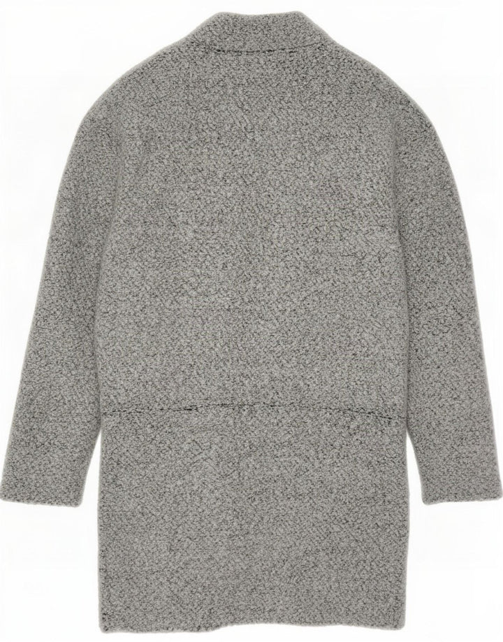 Marks & Spencer Γυναικείο πουλόβερ Longline Cardigan UK 8 Small Grey Polyester