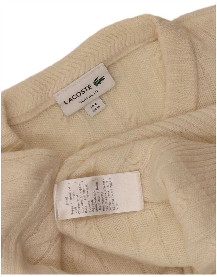 Ανδρικό πουλόβερ Lacoste Classic Fit Crew Neck Jumper Μέγεθος 4 Μεσαίο μπεζ μαλλί