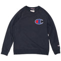 CHAMPION Ανδρικό γραφικό φούτερ Jumper Medium Navy Blue Cotton