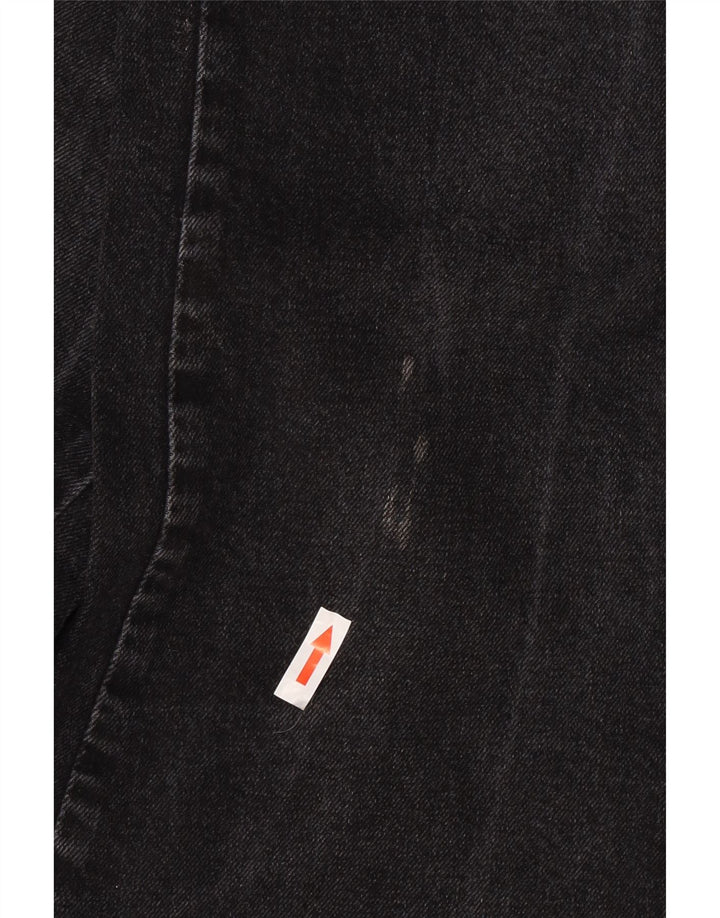 Massimo Dutti Γυναικείο τζιν μποτάκι EU 36 XS W26 L25 μαύρο βαμβακερό