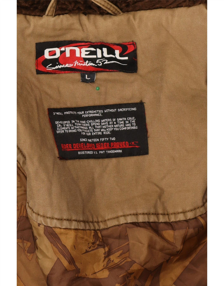 O'Neill Ανδρικό κουκούλα Utility Jacket UK 40 μεγάλο μπεζ βαμβακερό