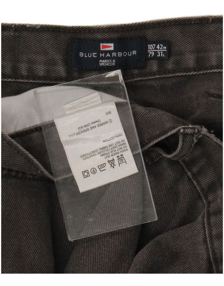 Ανδρικό τζιν Marks & Spencer Blue Harbor Straight W42 L31 Γκρι βαμβακερό