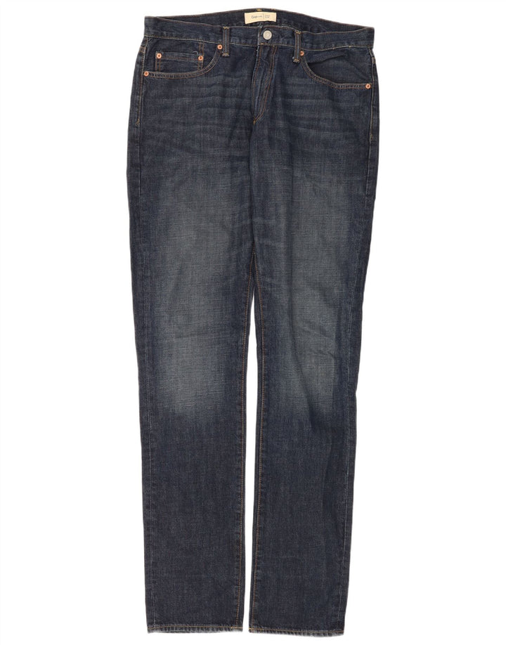 Ανδρικό τζιν Gap Slim W34 L30 Μπλε βαμβακερό