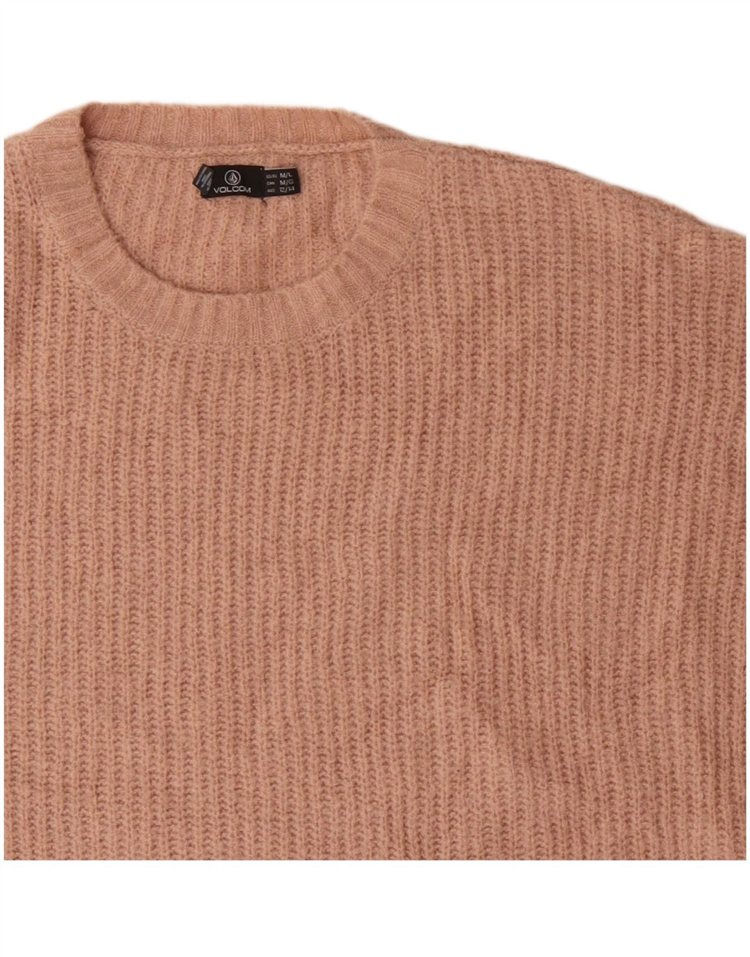 Γυναικείο πουλόβερ Volcom Oversized Crew Neck Jumper UK 12/14 Medium Pink