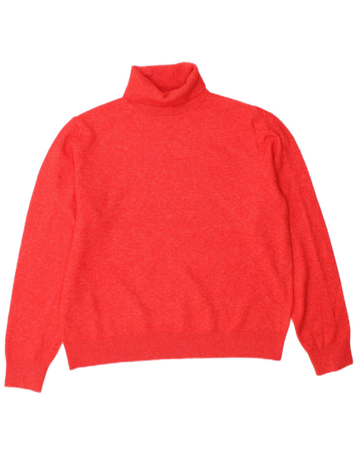 Marks & Spencer Γυναικείο πουλόβερ με ρολό λαιμόκοψη UK 14 Medium Orange