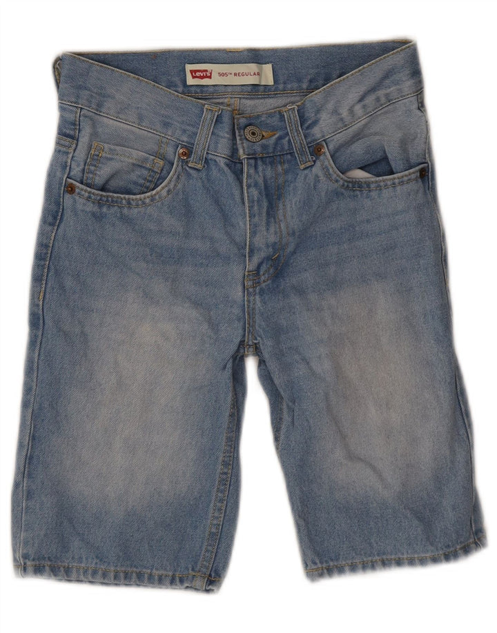 Levi's Boys 505 κανονικό τζιν σορτς 7-8 ετών W24 Μπλε βαμβακερό