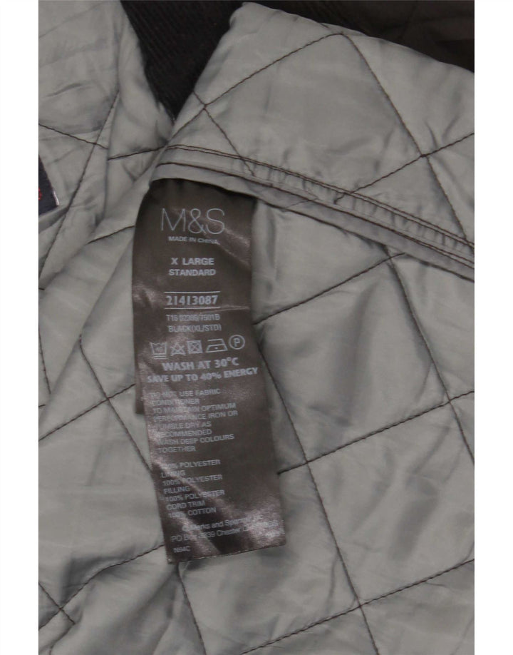 Ανδρικό καπιτονέ μπουφάν Marks & Spencer UK 42 XL Μαύρο Πολυεστέρας