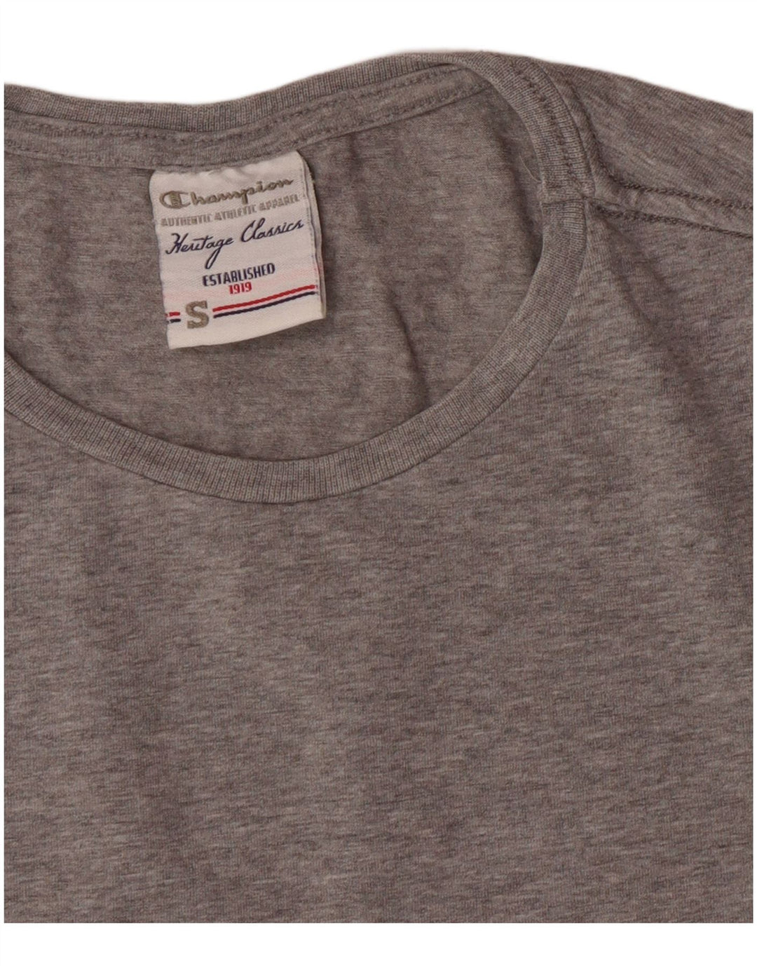 CHAMPION Γυναικεία Heritage Classics Top μακρυμάνικο UK 10 Small Grey