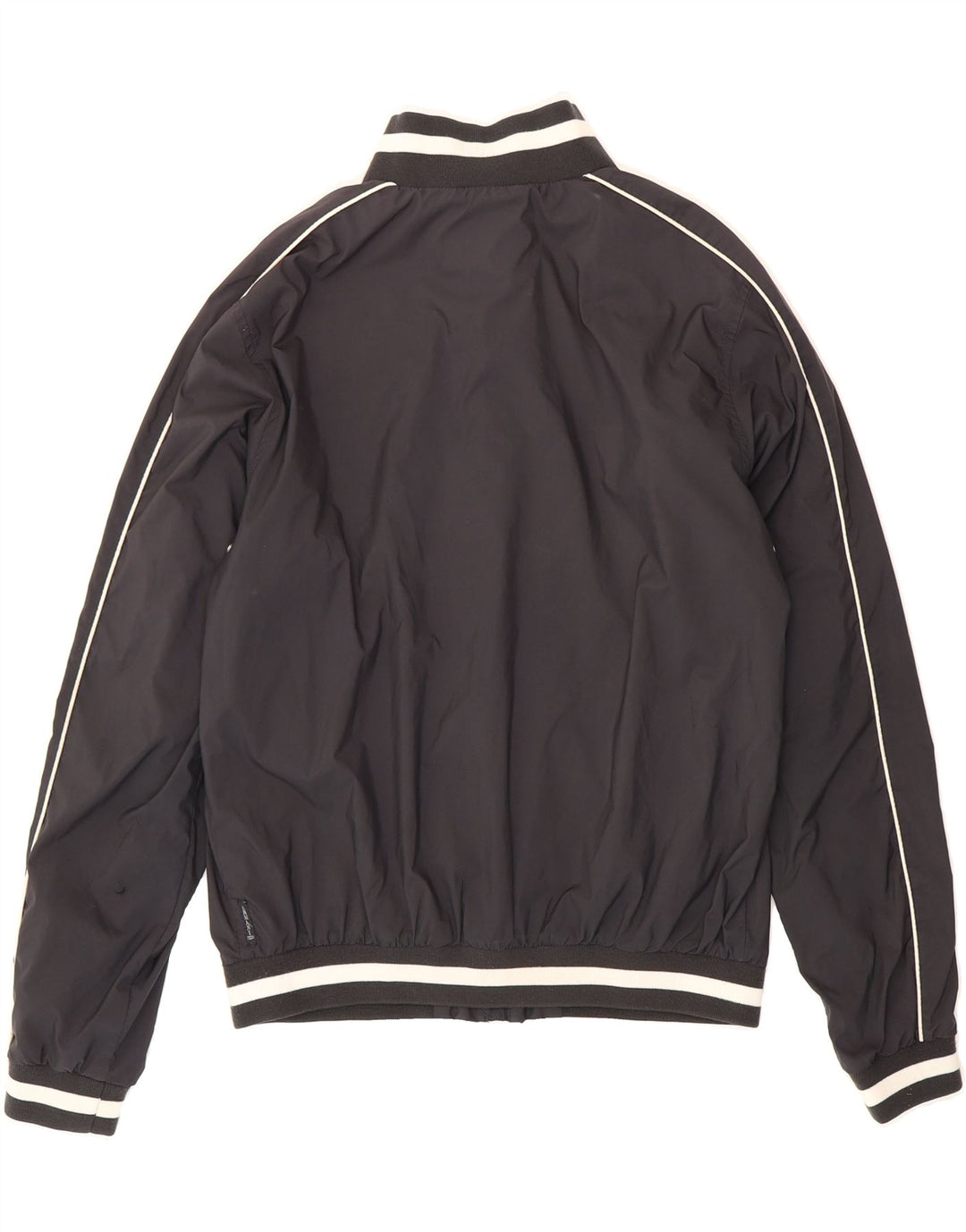 ARMANI TEEN Boys Bomber Jacket 15-16 Years Navy Blue Polyester Vintage Armani Teen and Second-Hand Armani Teen from Messina Hembry 