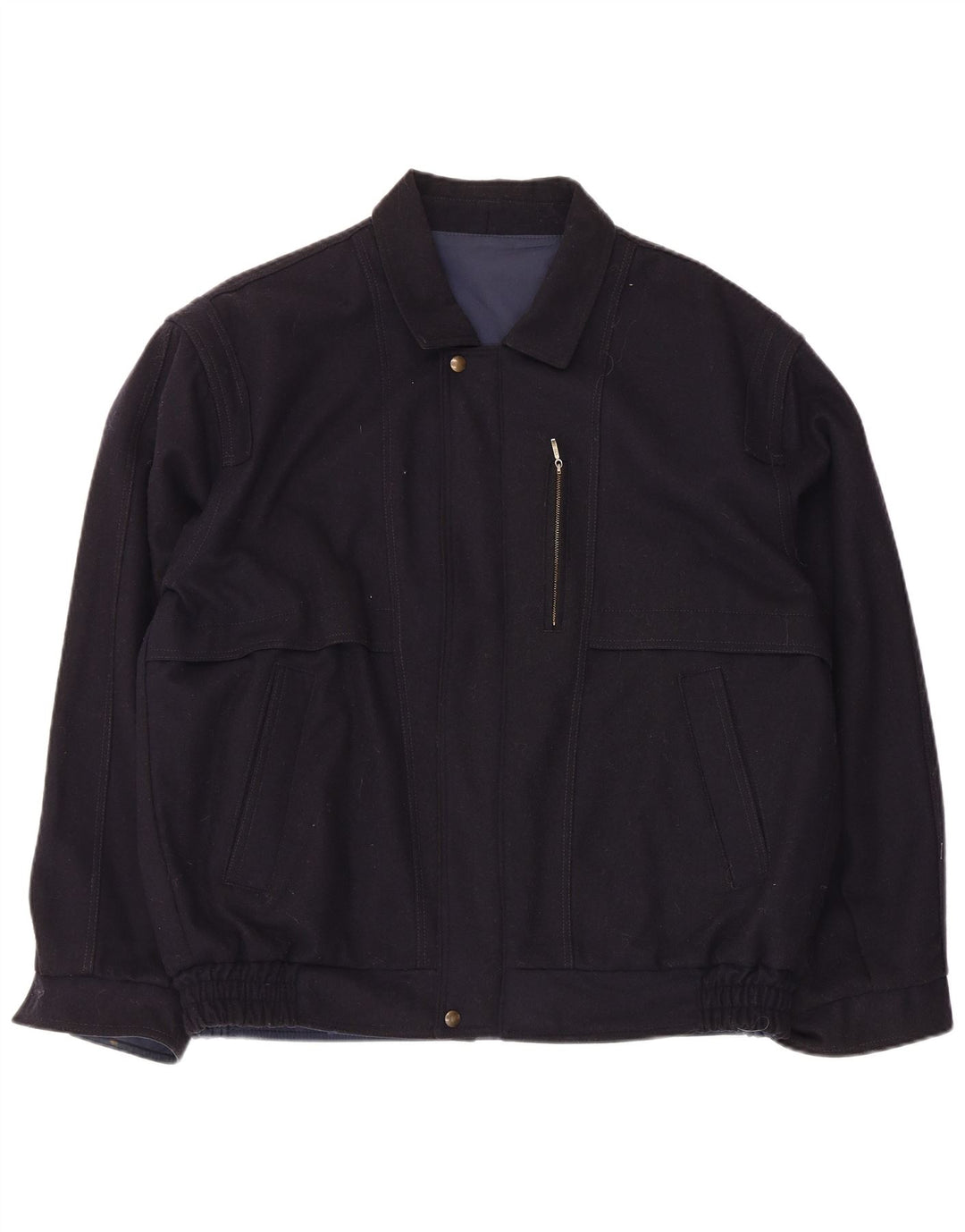 Vintage Ανδρικό Bomber Jacket UK 42 XL Navy Blue