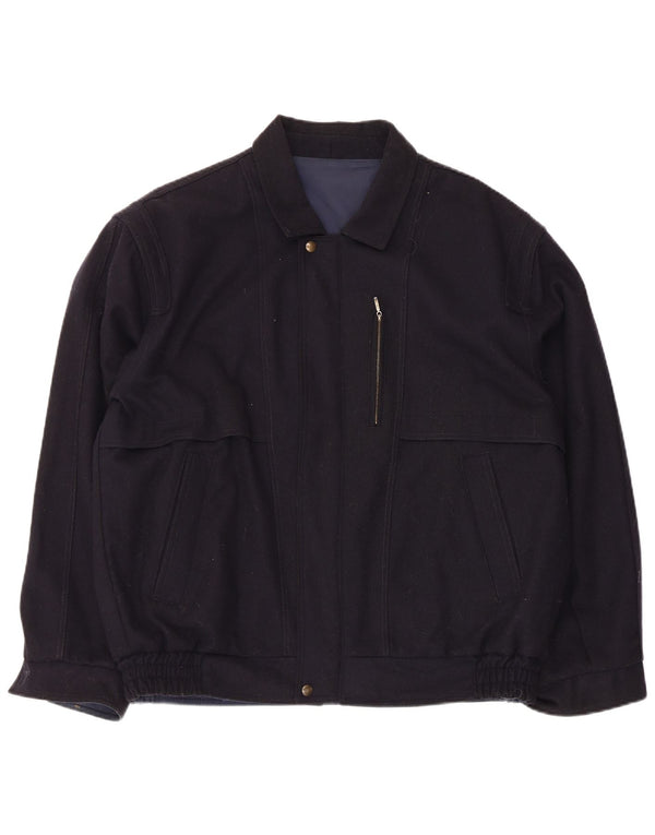Vintage Ανδρικό Bomber Jacket UK 42 XL Navy Blue