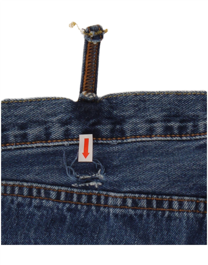 Levi's Mens 501 Straight Jeans W38 L29 Μπλε Βαμβακερό