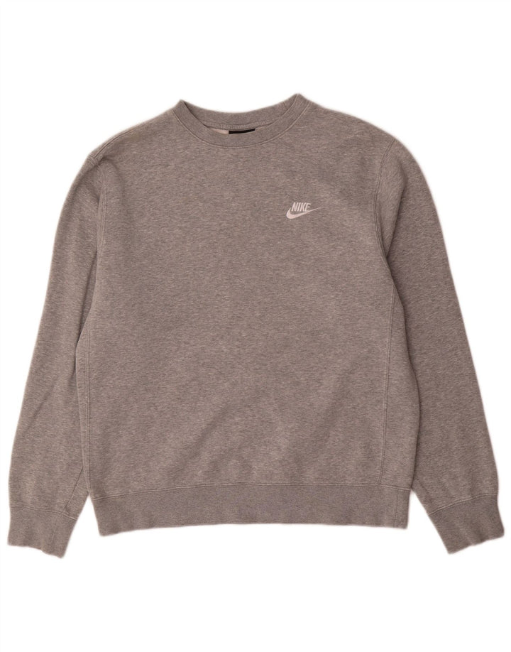 Ανδρικό φούτερ Nike Jumper από μεσαίο γκρι βαμβάκι