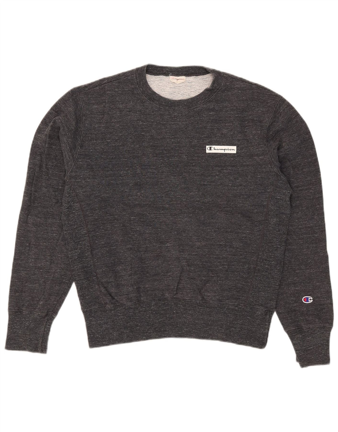 Ανδρικό πουλόβερ Champion Crew Neck, Βαμβακερό μεσαίο γκρι