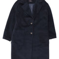 Marks & Spencer Γυναικείο Πανωφόρι UK 12 Medium Navy Blue Polyester