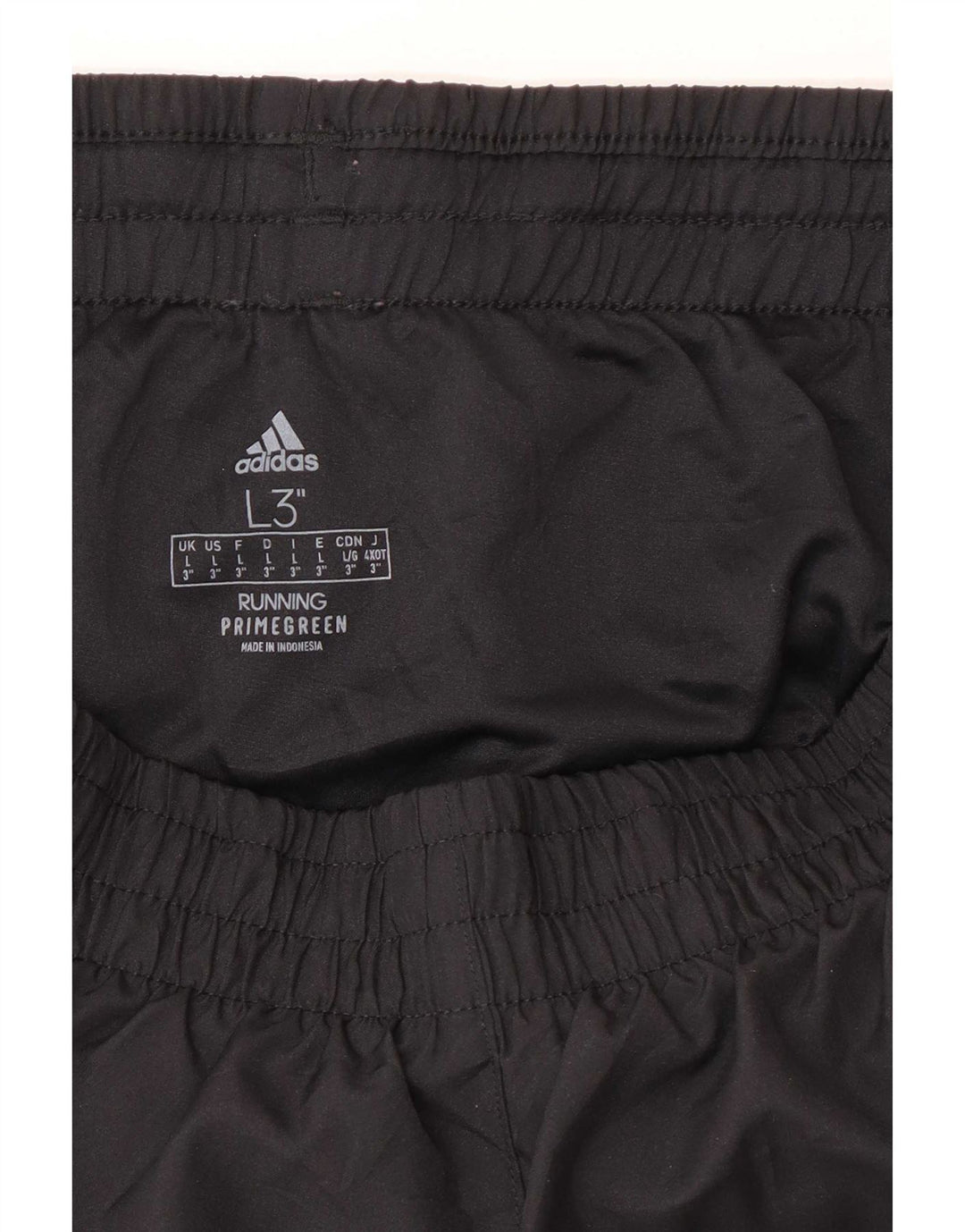 Γυναικείο αθλητικό σορτς Adidas μεγάλο W32 L3 μαύρο πολυεστέρα