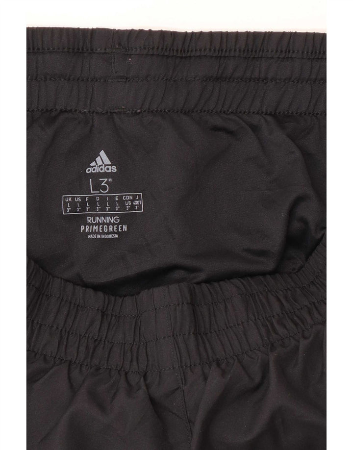Γυναικείο αθλητικό σορτς Adidas μεγάλο W32 L3 μαύρο πολυεστέρα