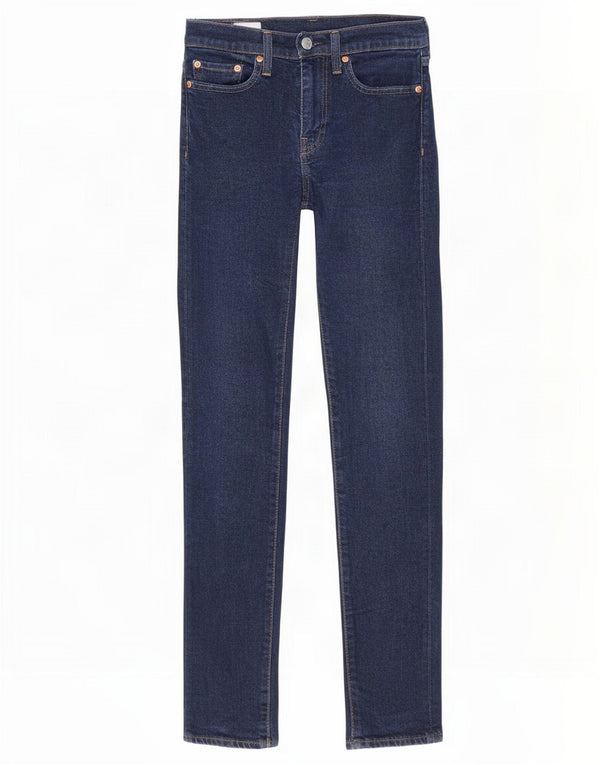 Levi's Womens 510 Skinny Jeans W28 L29 Navy Blue Cotton