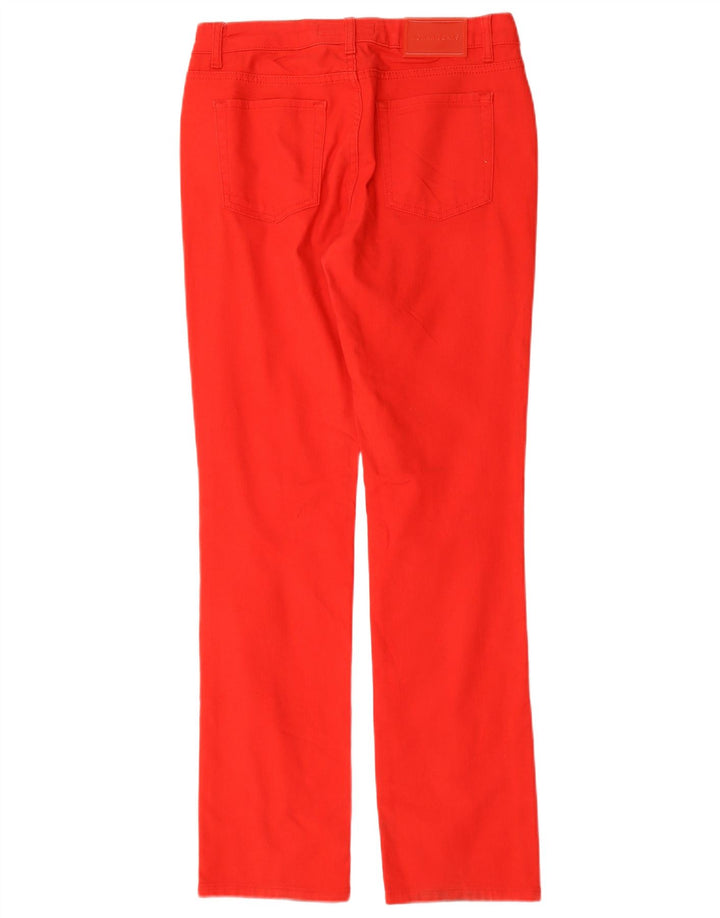 Zara Γυναικείο Straight Jeans EU 40 Medium W30 L31 Red Cotton