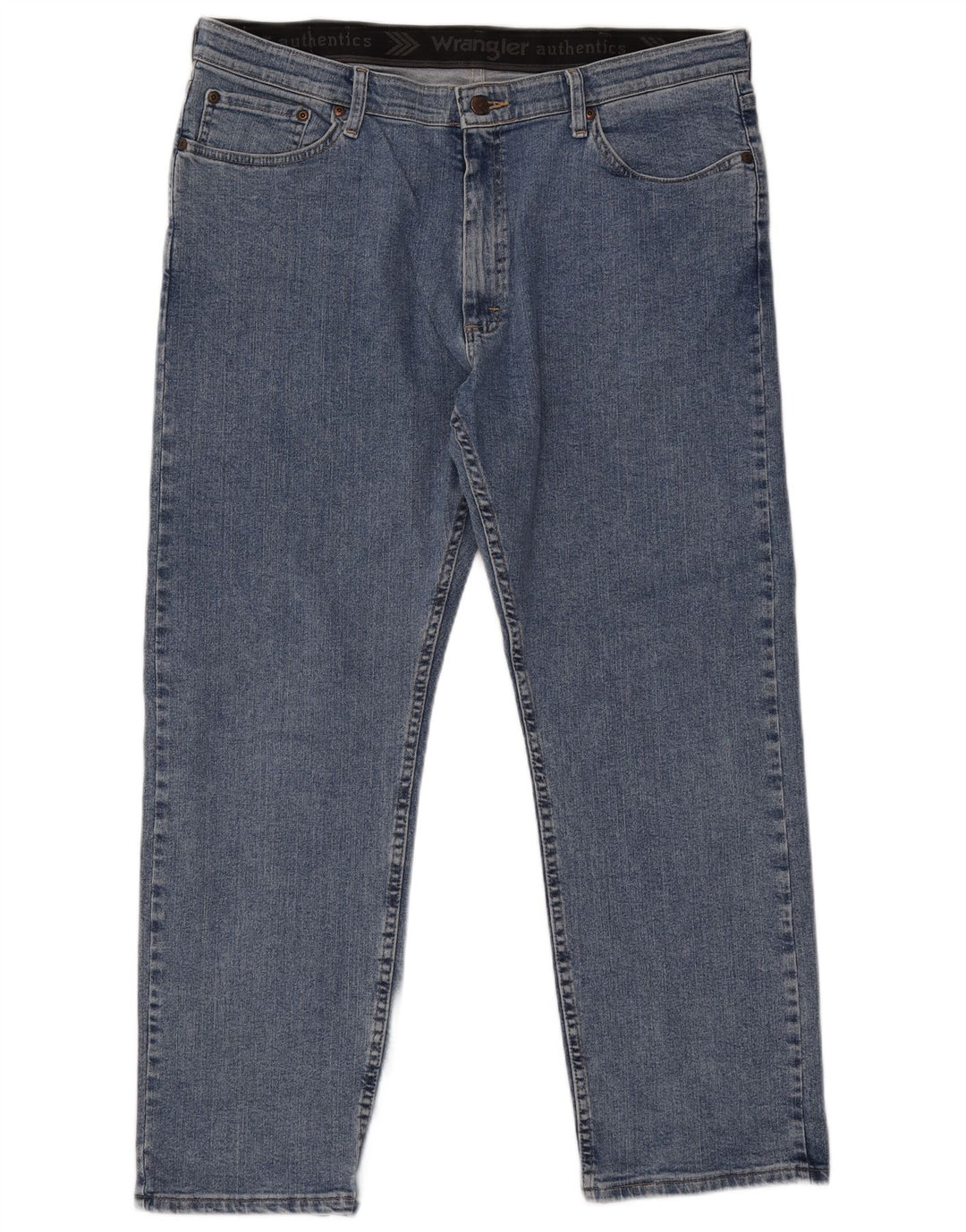 Ανδρικό τζιν Wrangler ίσιο W38 L30 Μπλε βαμβακερό