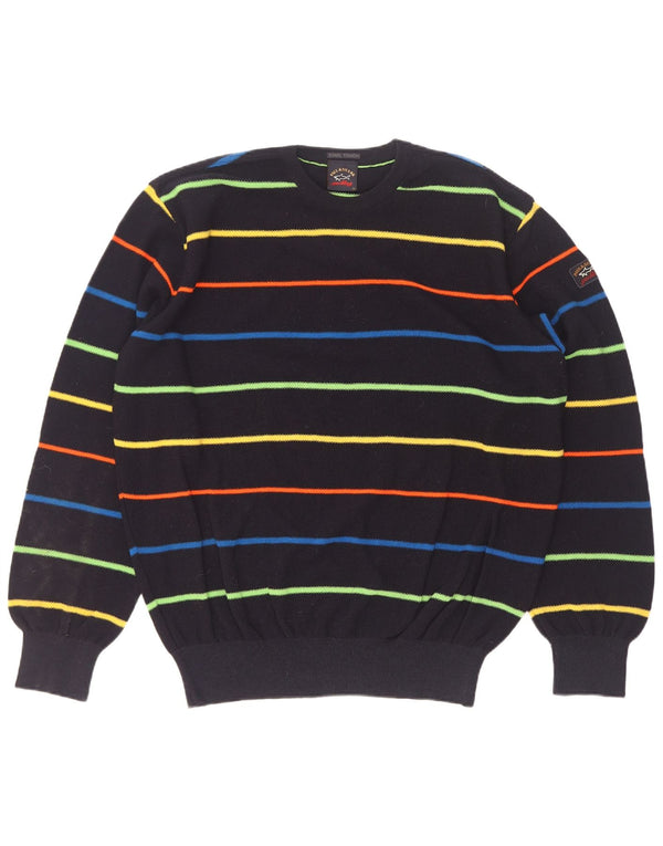 Paul & Shark Ανδρικό Yachting Crew Jumper πουλόβερ XL Navy Blue ριγέ