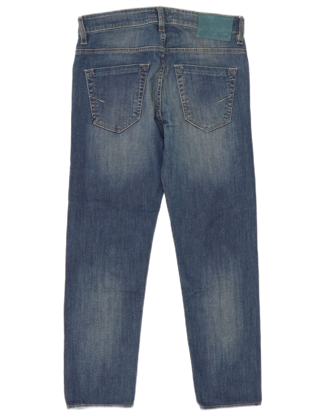 SIVIGLIA Γυναικείο Cropped Jeans W30 L26 Blue Cotton